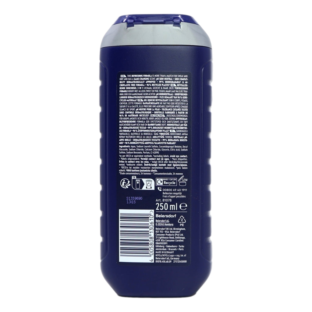 Nivea Shower 250ml For Men Sport