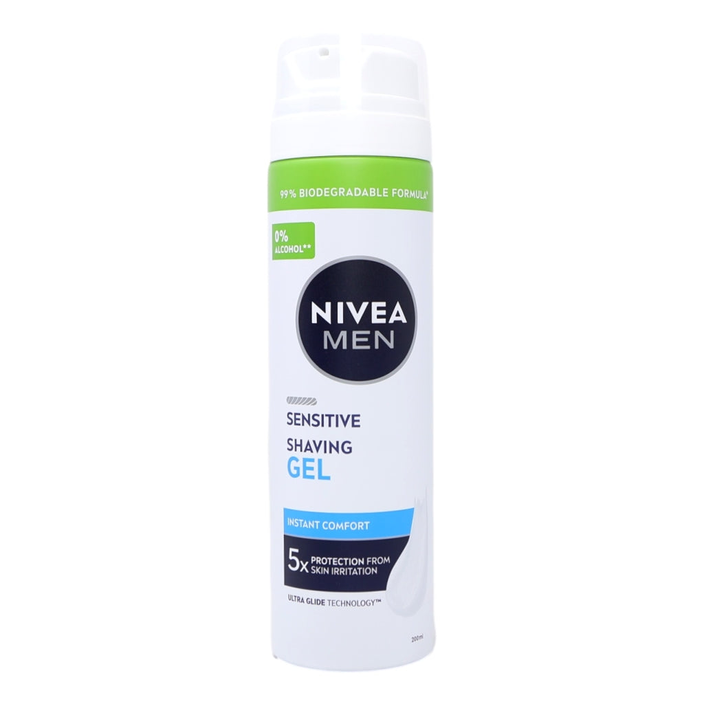 Nivea Shaving Gel 200ml For Men Sensitive