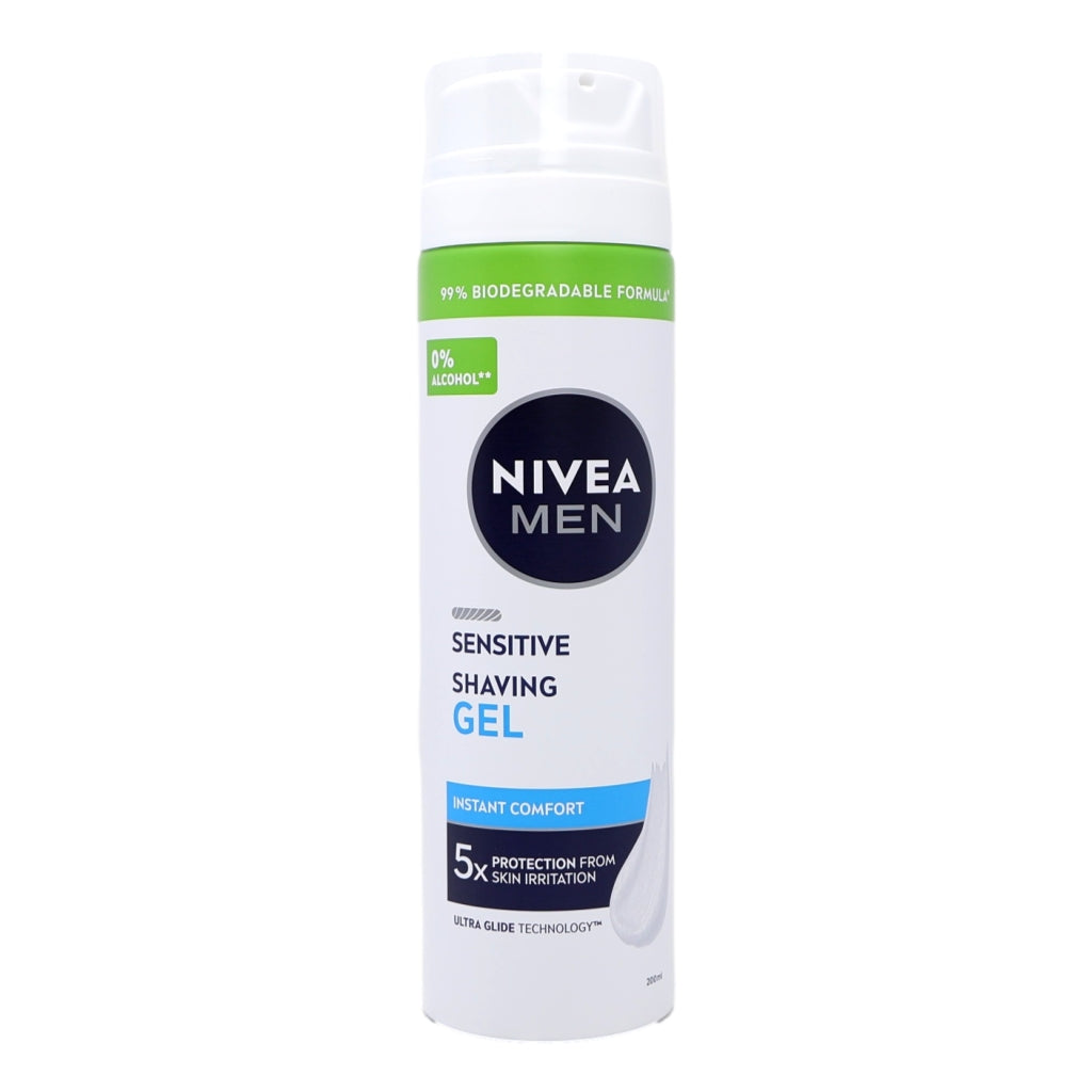 Buy Nivea For Men Shave Gel 200ml Sensitive online at Intamarque Wholesale – Trusted FMCG distributor