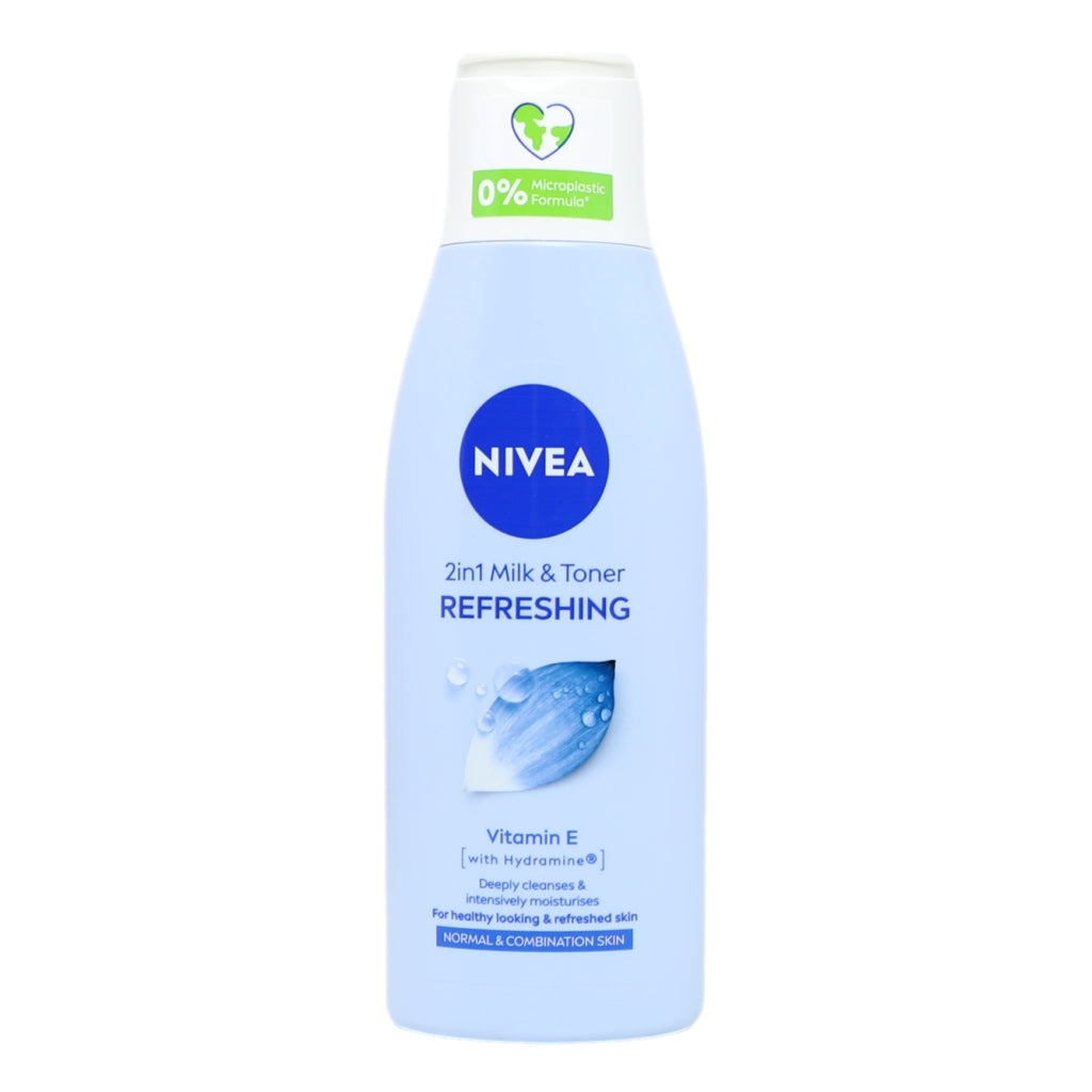 Nivea Visage 2in1 Cleanser & Toner 200ml Refreshing