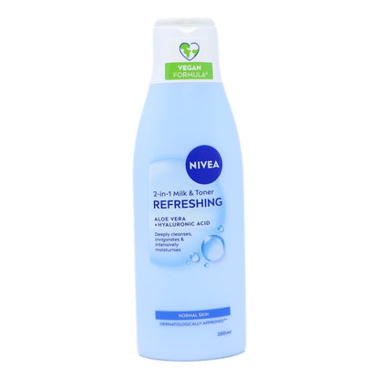 Nivea Visage 2in1 Cleanser & Toner 200ml Refreshing