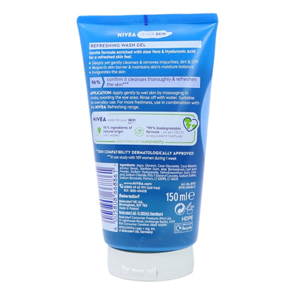 Nivea Visage Facial Wash Gel 150ml Refreshing