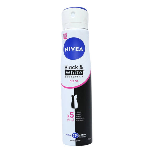 Nivea Deo 250ml Black & White Invisible for Women