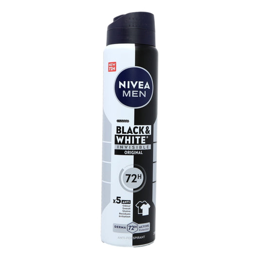 Nivea Deo 250ml Black & White Invisible for Men