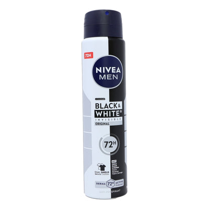 Nivea Deo 250ml Black & White Invisible For Men
