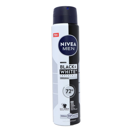Nivea Deo 250ml Black & White Invisible For Men