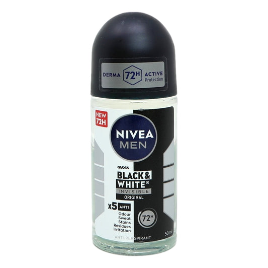 Nivea Roll On 50ml Black & White for Men