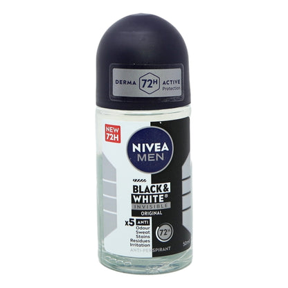 Nivea Roll On 50ml Black & White for Men