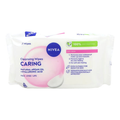 Nivea Wipes Biodegradable 25s Dry Skin