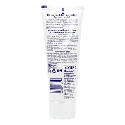 Nivea Hand Cream 75ml Protective Care Beeswax