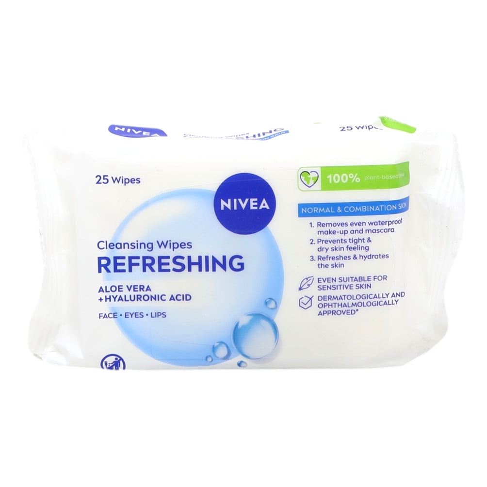 Nivea Wipes Biodegradable 25s Normal Skin