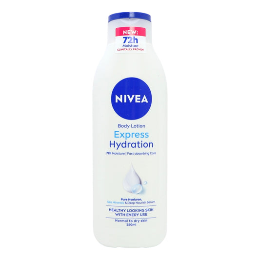 Buy Nivea Body Lotion 250ml Express Hydration online at Intamarque Wholesale – Trusted FMCG distributor