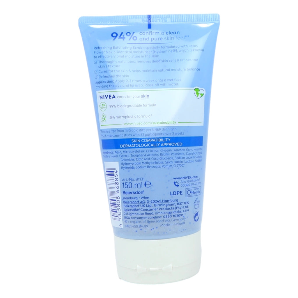 Nivea Face Scrub 150ml Gentle Exfoliating