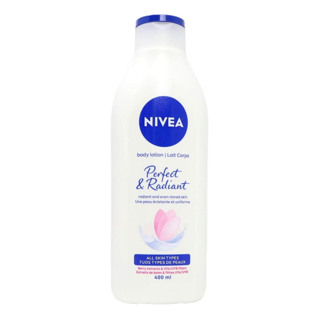 Buy Nivea Body Lotion 400ml Perfect & Radiant online at Intamarque Wholesale – Trusted FMCG distributor
