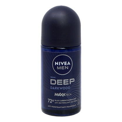Nivea Roll-On 50ml For Men Deep Darkwood EU