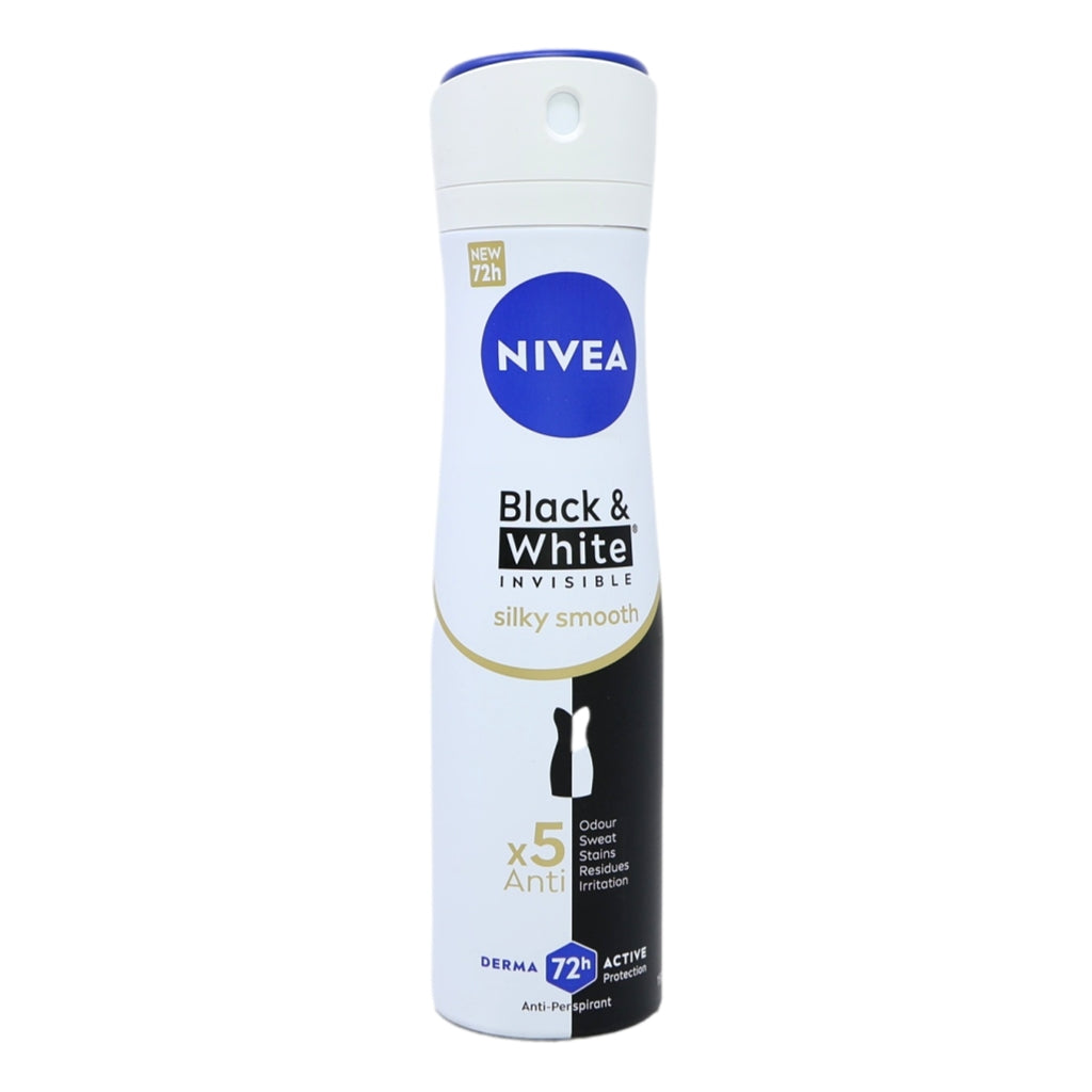Nivea Deo 150ml Black & White Silky Smooth