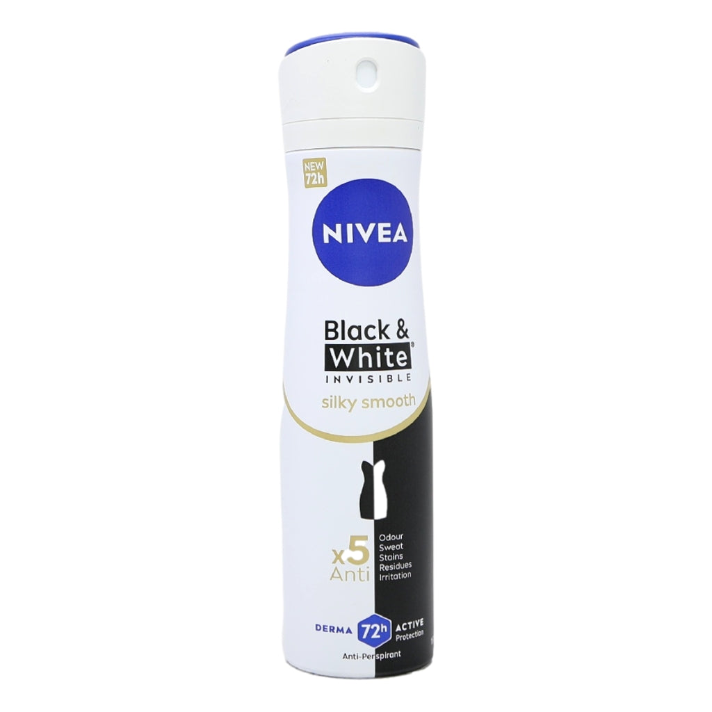 Nivea Deo 150ml Black & White Silky Smooth