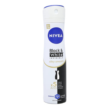 Nivea Deo 150ml Black & White Silky Smooth
