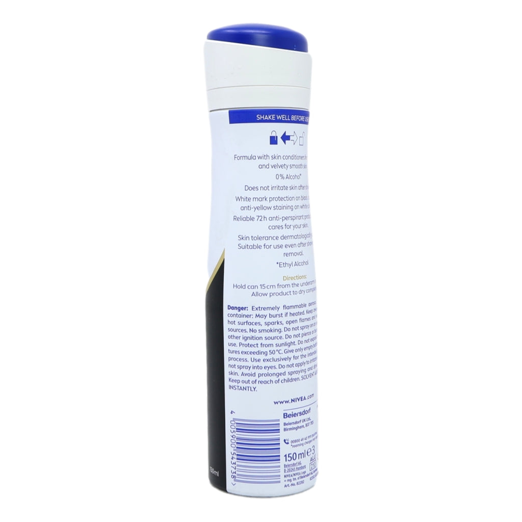 Nivea Deo 150ml Black & White Silky Smooth