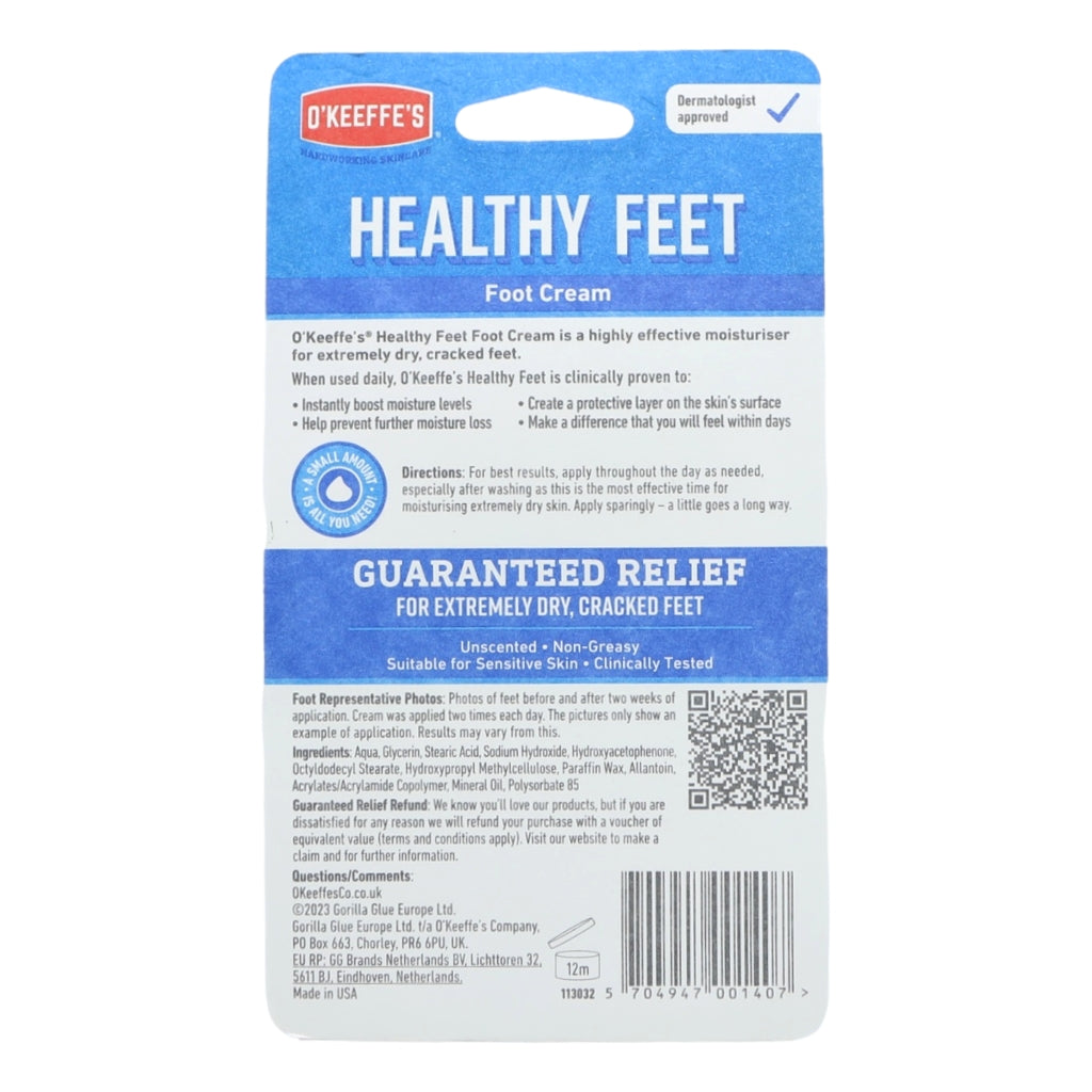 O'Keefe's Healthy Feet 91g Foot Cream