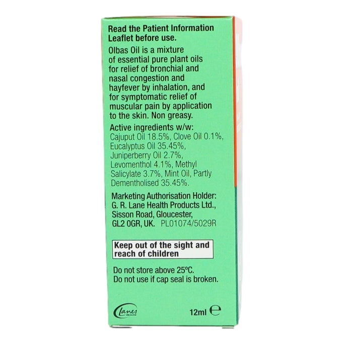Olbas Oil 12ml (MED)
