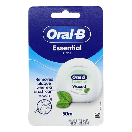 Oral B Dental Floss 50m Essential Mint