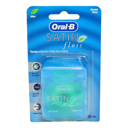 Buy Oral B Dental Floss 25m Satin Mint online at Intamarque Wholesale – Trusted FMCG distributor