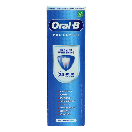Buy Oral B Toothpaste Pro Expert 75ml Whitening online at Intamarque Wholesale – Trusted FMCG distributor