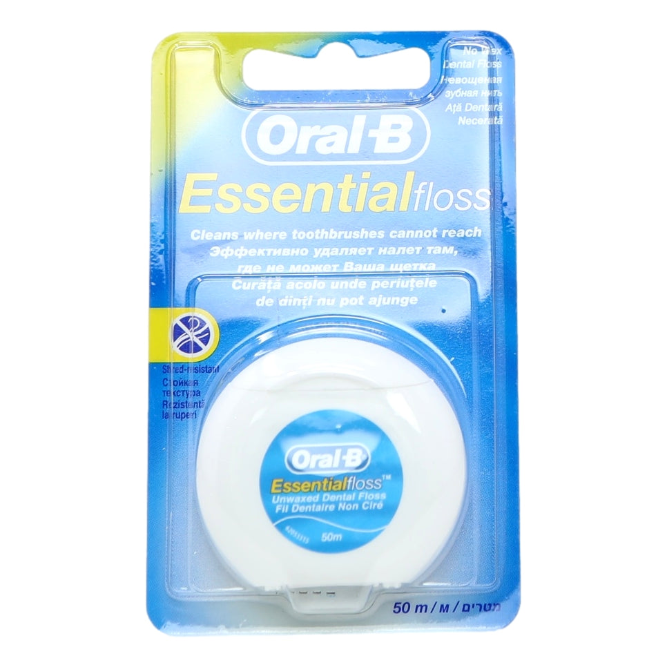 Oral B Dental Floss 50m Essential Regular
