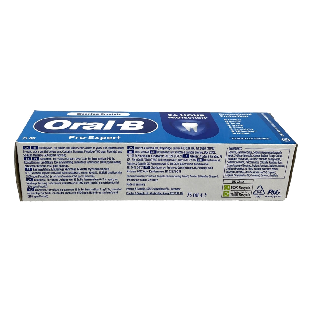 Oral B Toothpaste Pro Expert 75ml Professional Protection