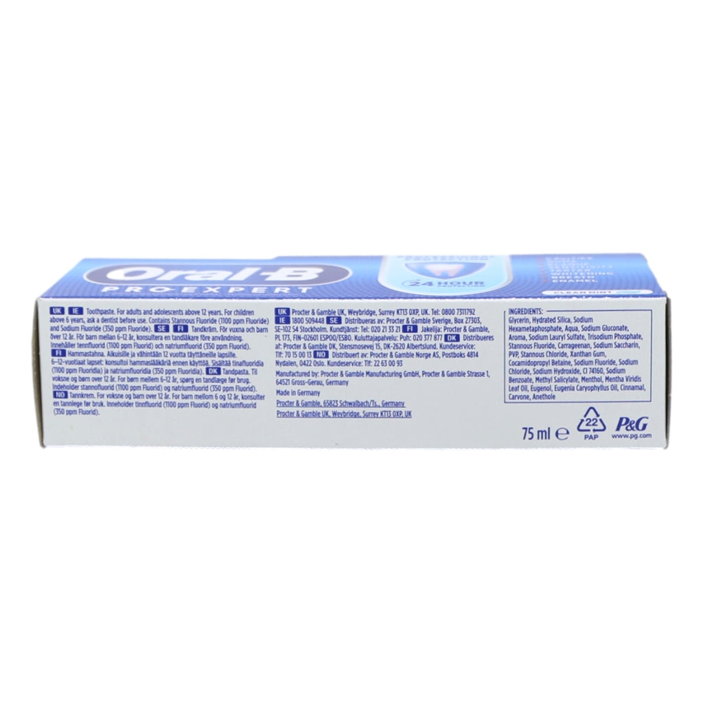 Oral B Toothpaste Pro Expert 75ml Professional Protection