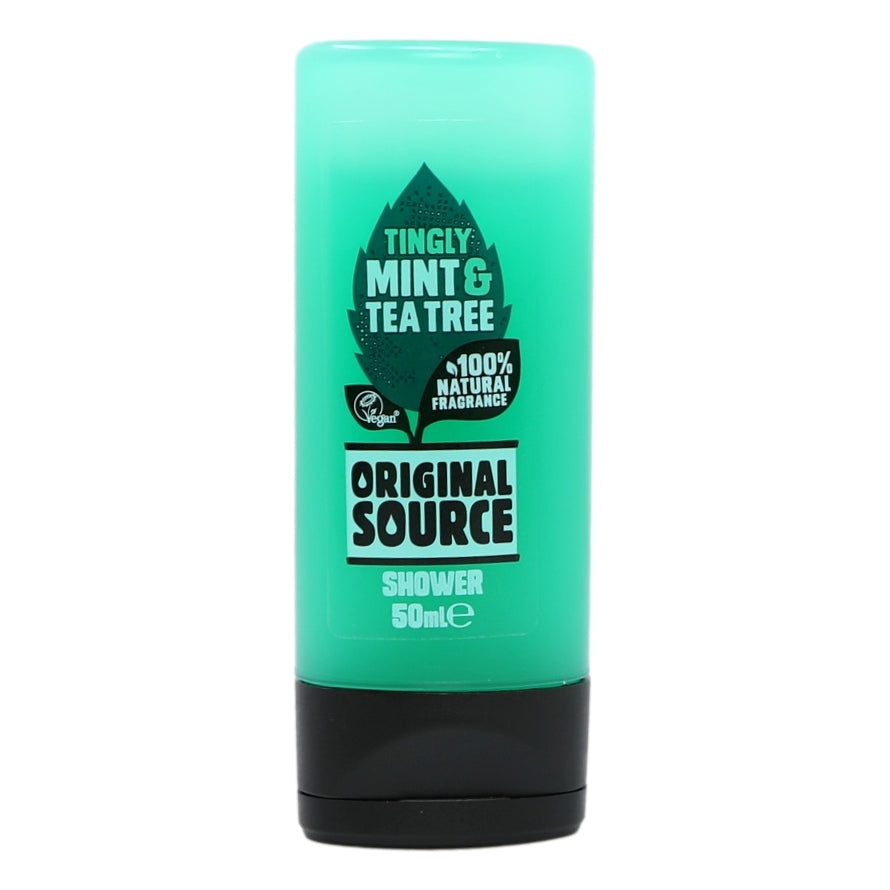 Buy Original Source Shower Gel 50ml Mint & Tea Tree Travel Size online at Intamarque Wholesale – Trusted FMCG distributor
