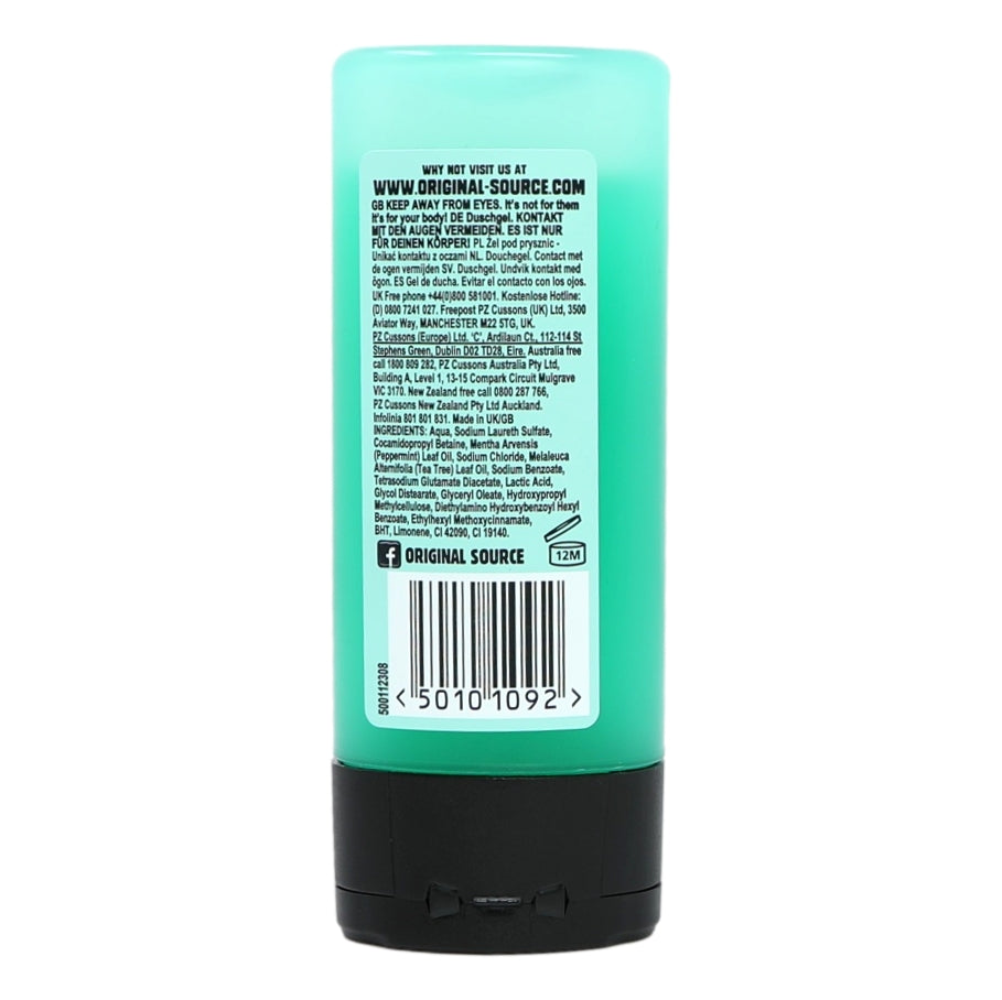 Original Source Shower Gel 50ml Mint & Tea Tree Travel Size