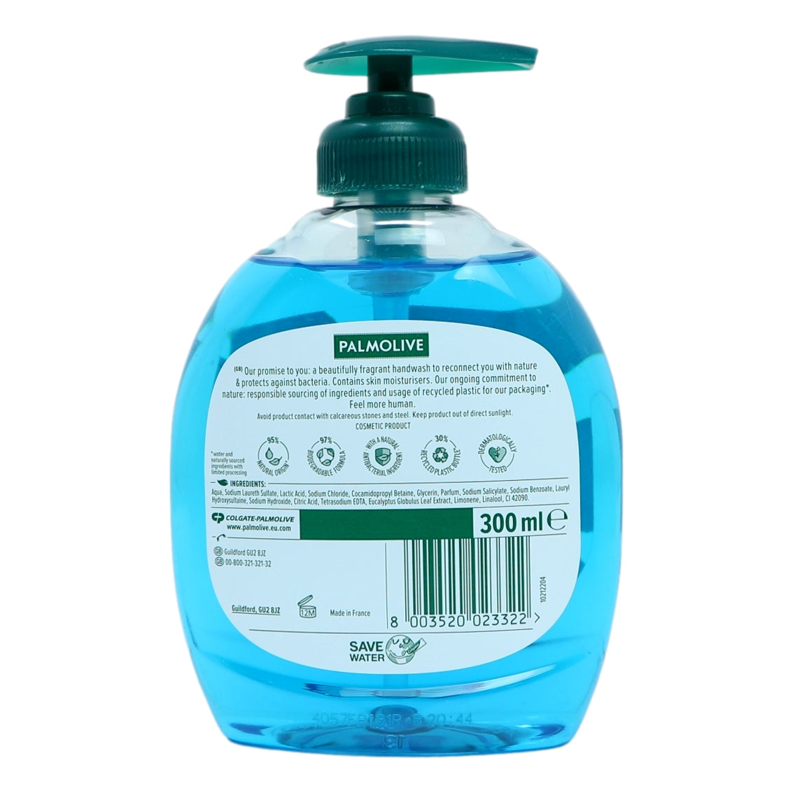 Palmolive Liquid Hand Soap 300ml Anti-Bacterial Fresh