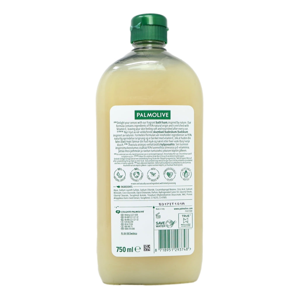 Palmolive Bath Foam 750ml Milk & Honey
