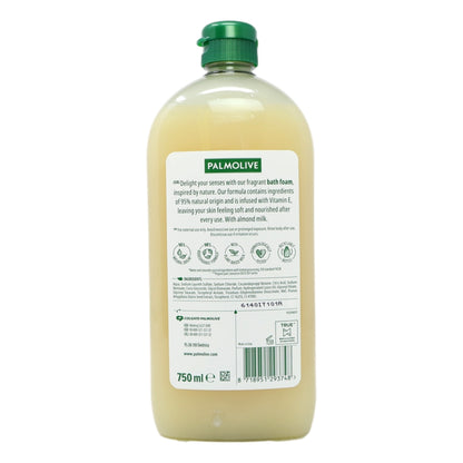 Palmolive Bath Foam 750ml Milk & Honey