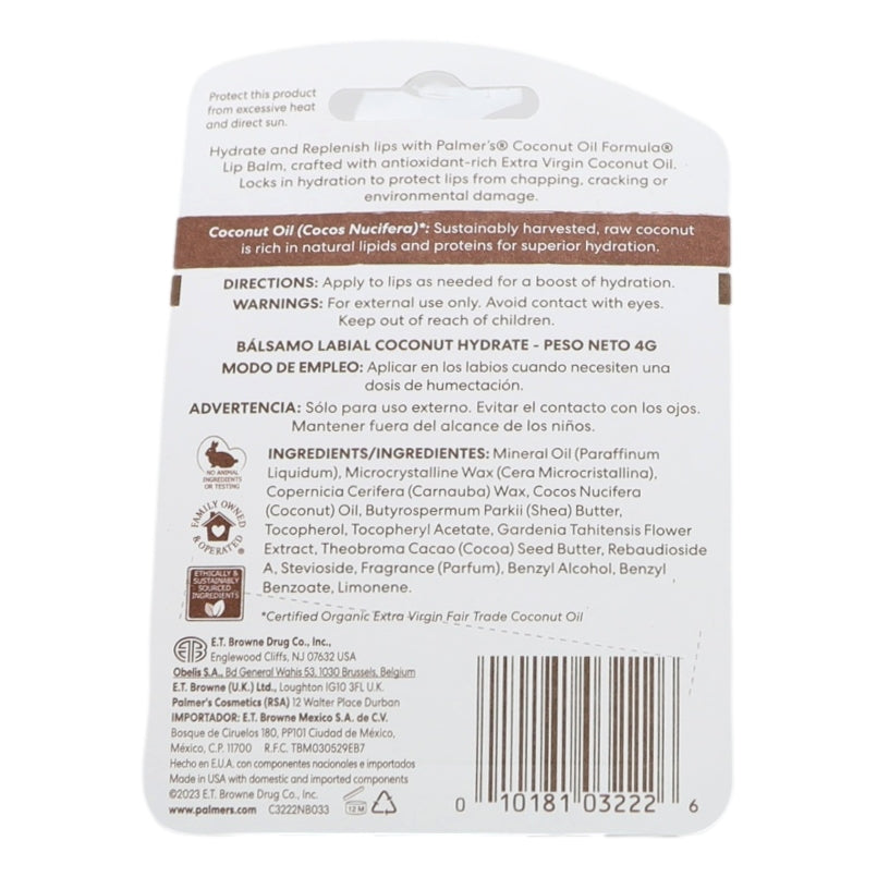 Palmer's Lip Balm 4g Coconut Oil