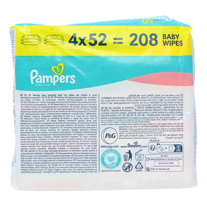 Pampers Baby Wipes 4pk Sensitive PF