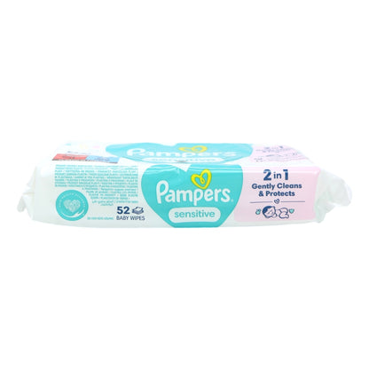 Pampers Baby Wipes 52s Sensitive