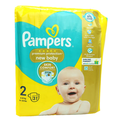 Pampers New Baby Taped Size 2 Carry Pack 31s