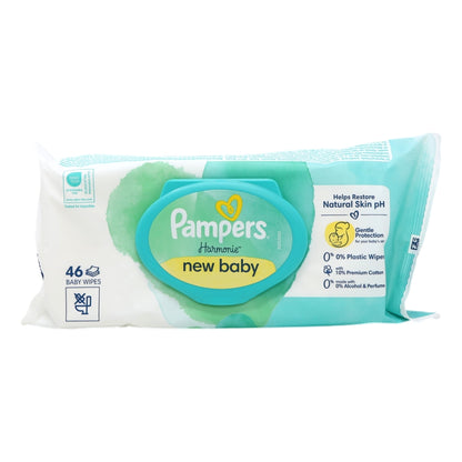 Buy Pampers Baby Wipes Harmonie 46s Aqua New Baby online at Intamarque Wholesale – Trusted FMCG distributor