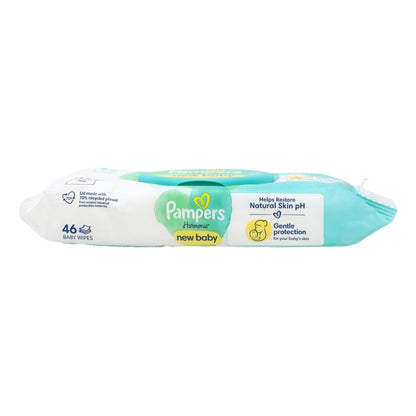 Pampers Baby Wipes Harmonie 46s Aqua New Baby