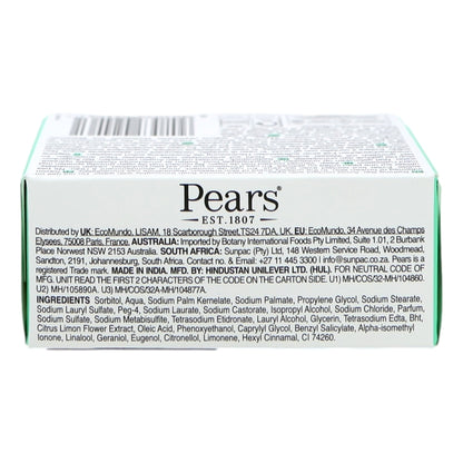 Pears Soap Transparent 125g Lemon (6x12)