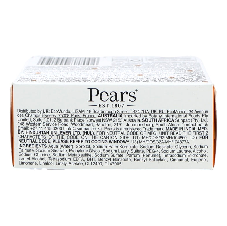 Pears Soap Transparent 125g Amber (6x12)