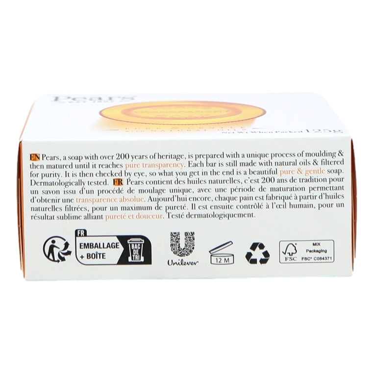 Pears Soap Transparent 125g Amber (6x12)