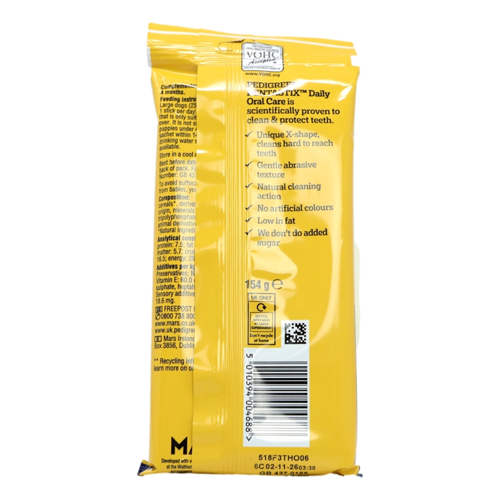 Pedigree Dentastix Daily Dental Chew Large Dog