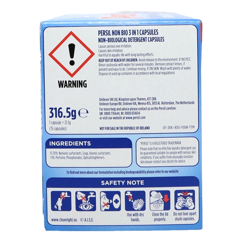 Persil Capsules 15w Non Bio