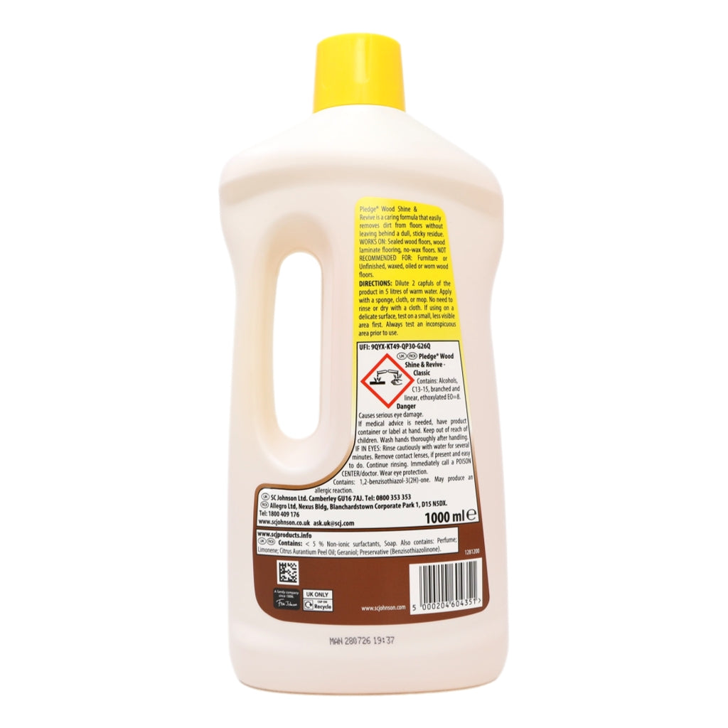 Pledge Wood Cleaner 1l Floors & Furniture 5in1