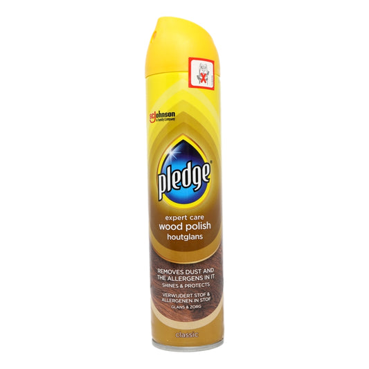 Pledge Aerosol 5 in 1 250ml Wood Polish Classic