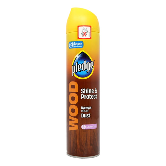 Pledge Aerosol 5 in 1 250ml Wood Polish Lavender